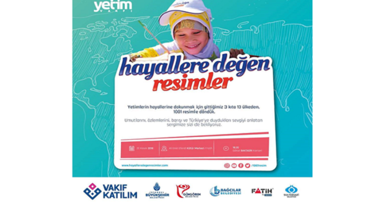 Yetim yüreklere sanatın dokunuşu: Hayallere Değen Resimler Projesi