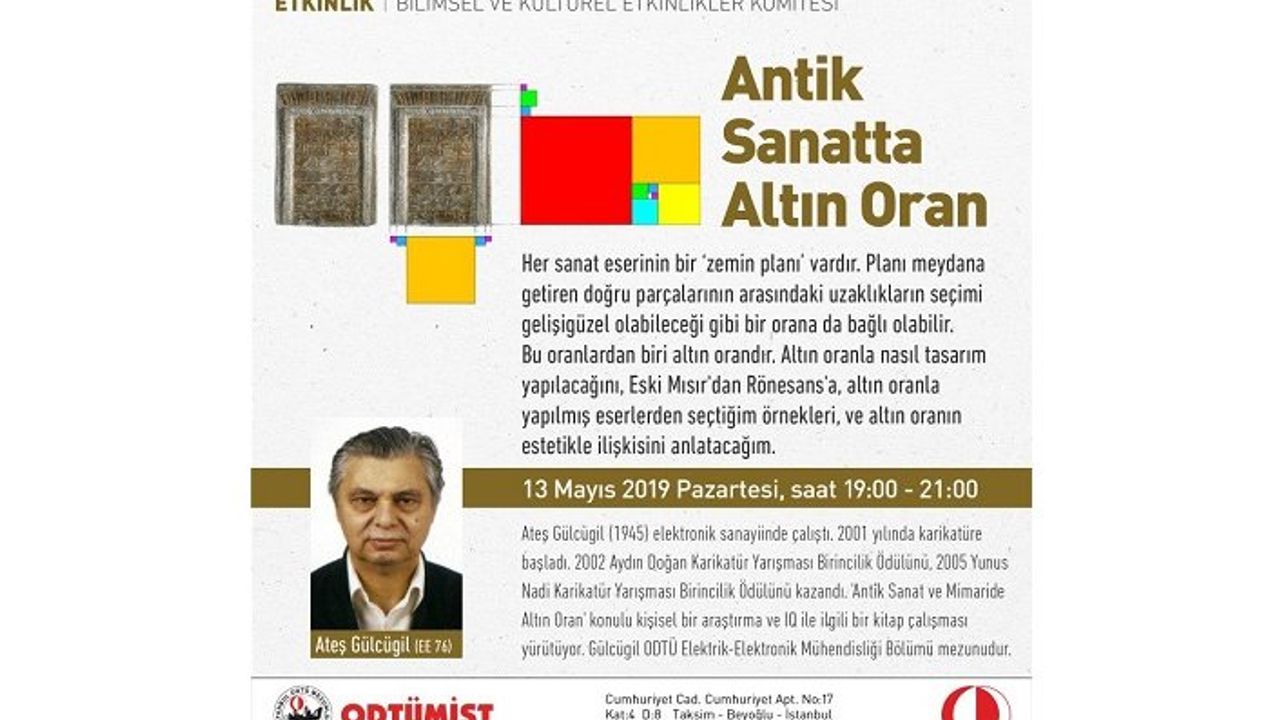 Seminer: "Antik Sanatta Altın Oran"