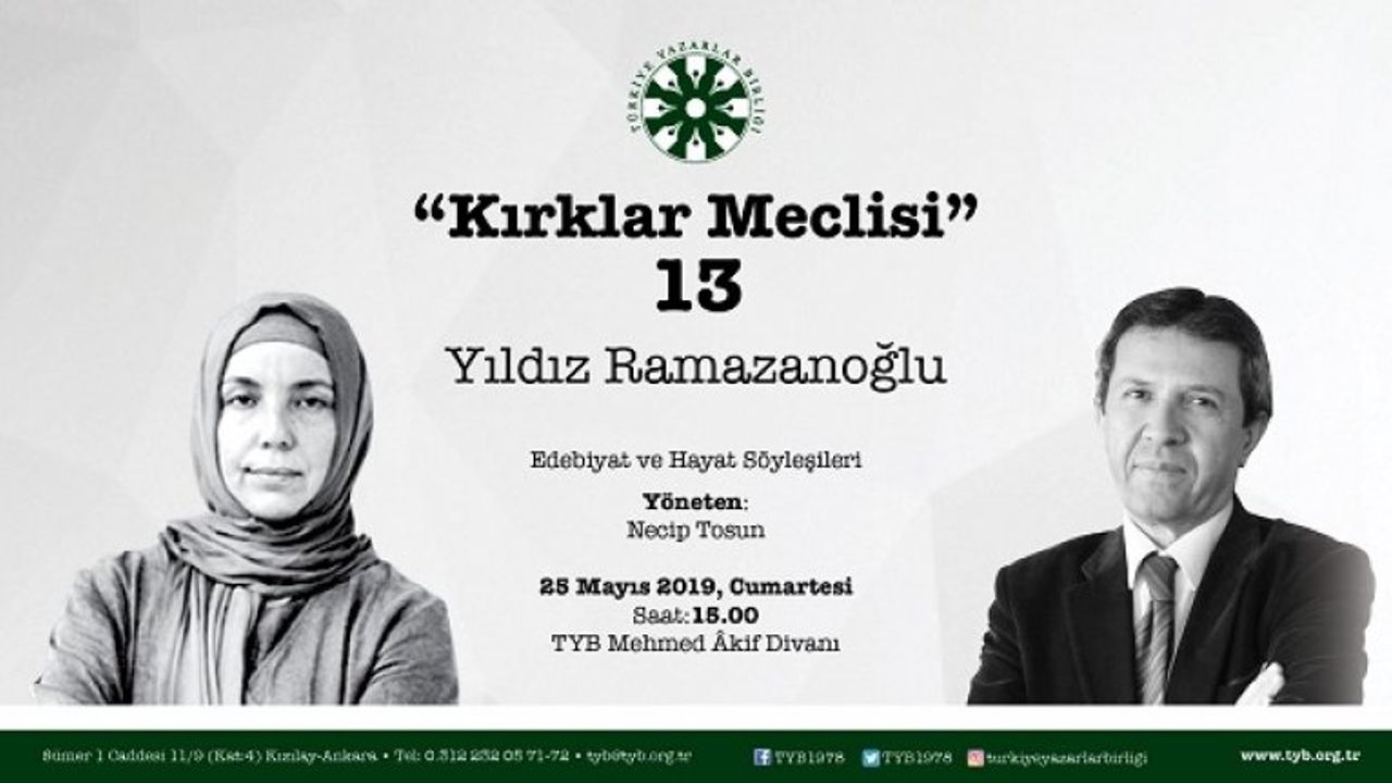 Yıldız Ramazanoğlu “Kırklar Meclisi”ne konuk olacak