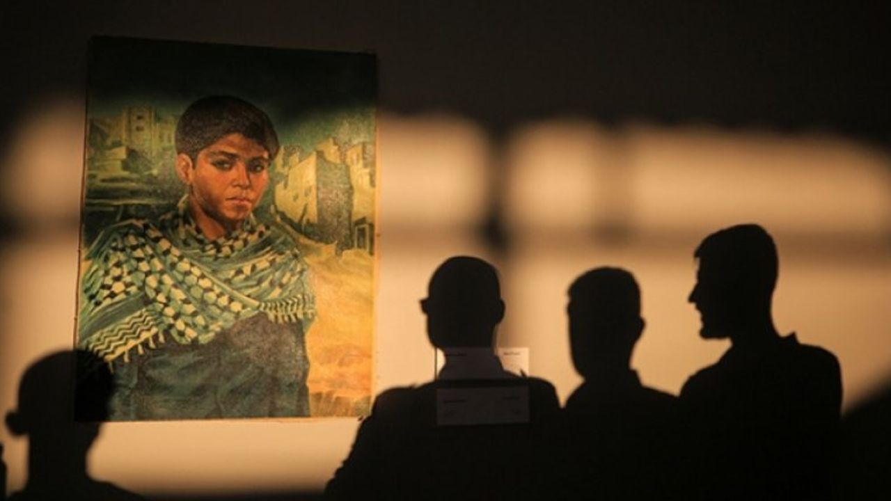 Gazze'de işgalin acılarını anlatan modern sanat sergisi