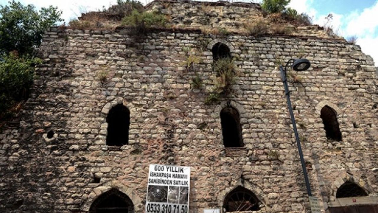 İshak Paşa Hamamı 3,5 milyon dolara satışa çıkarıldı
