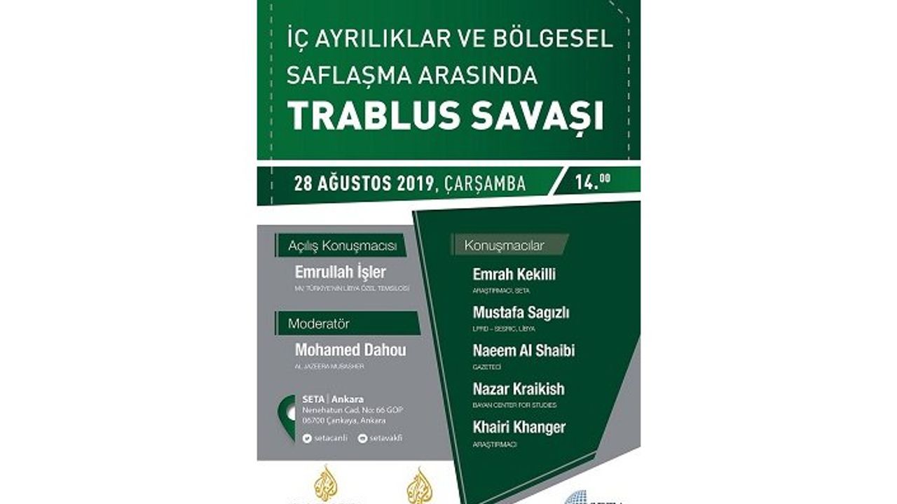 Panel: İç Ayrılıklar ve Bölgesel Saflaşma Arasında Trablus Savaşı