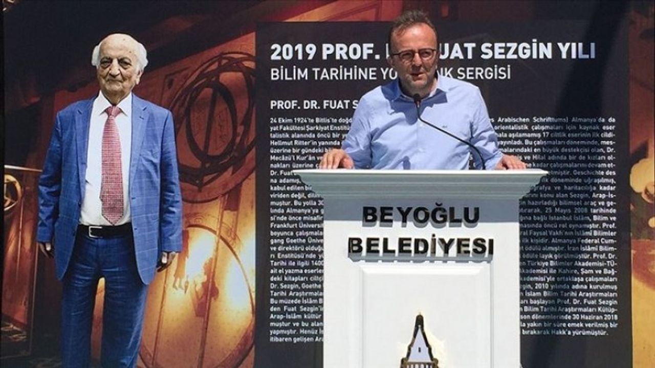 'Prof. Dr. Fuat Sezgin Bilim Tarihine Yolculuk' sergisi açıldı