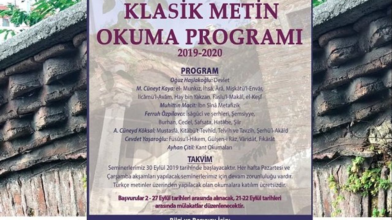 Kadim Hikmet Akademisi programı başvuruları başladı...