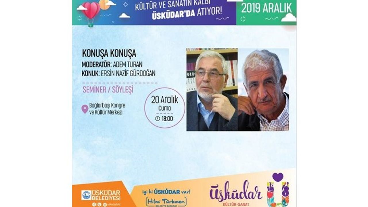 Ersin Nazif Gürdoğan Konuşa Konuşa programına konuk oluyor
