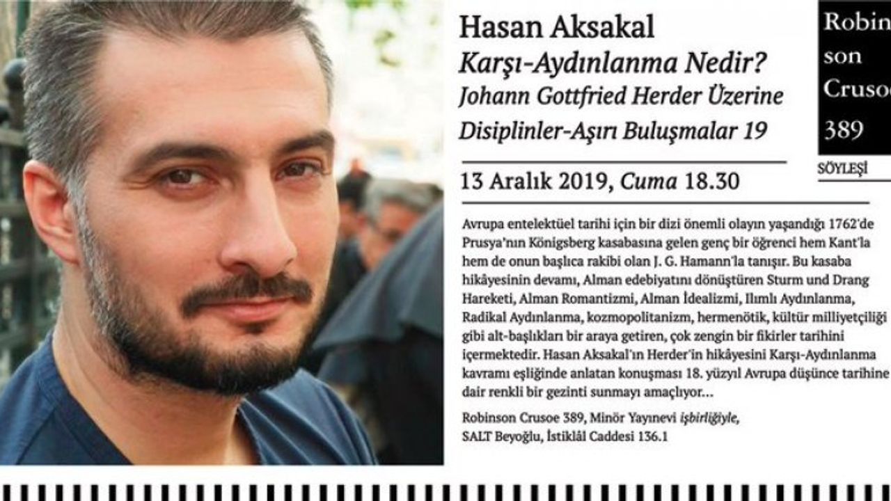 “Karşı-Aydınlanma Nedir? Johann Gottfried Herder Üzerine Bir Konuşma”