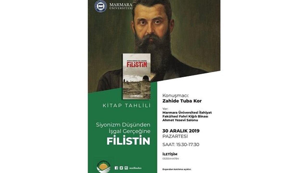 Kitap tahlili: “Siyonizm Düşünden İşgal Gerçeğine Filistin”