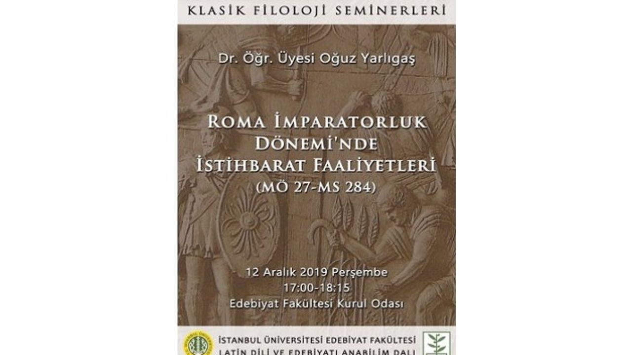 Roma İmparatorluk Döneminde İstihbarat Faaliyetleri