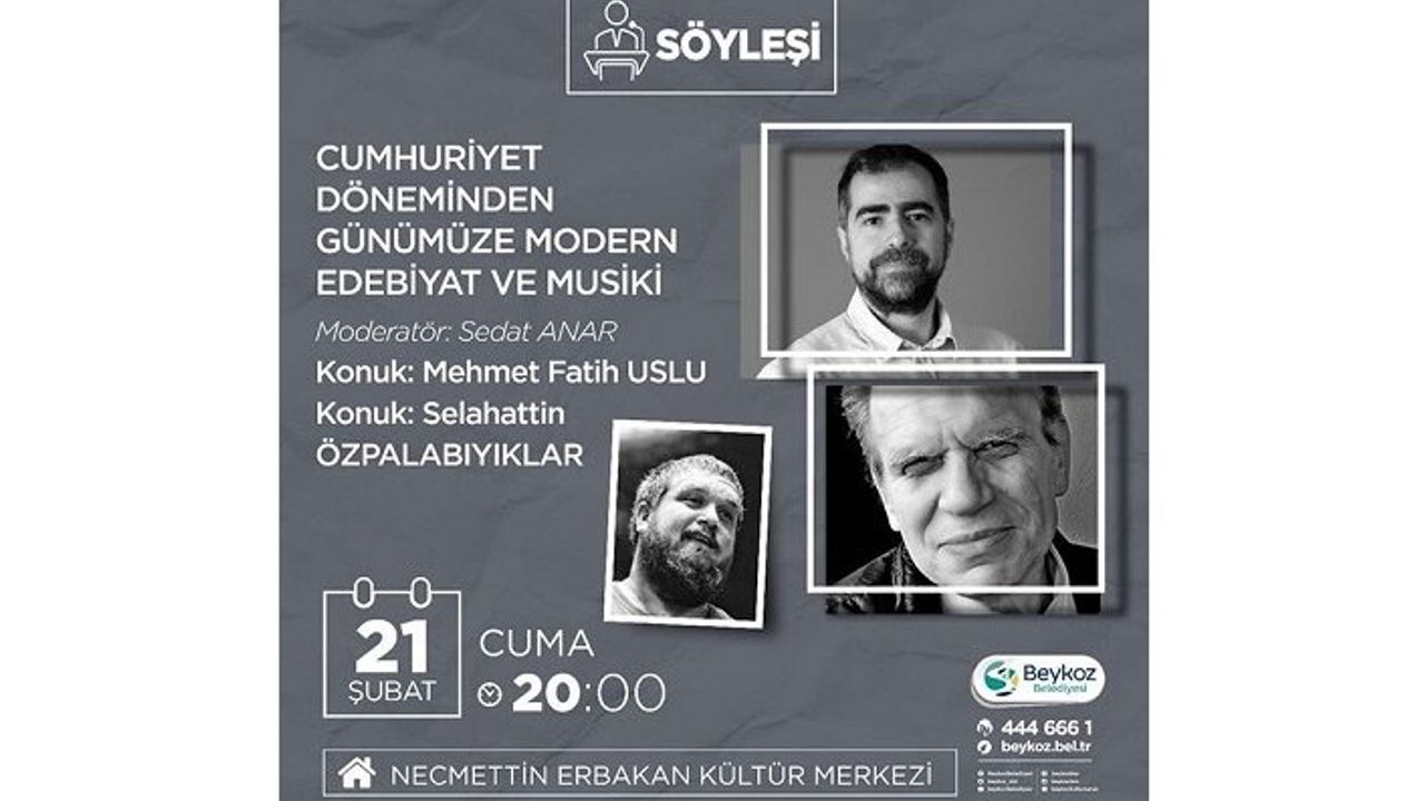 Söyleşi: “Cumhuriyet Döneminden Günümüze Modern Modern Edebiyat”