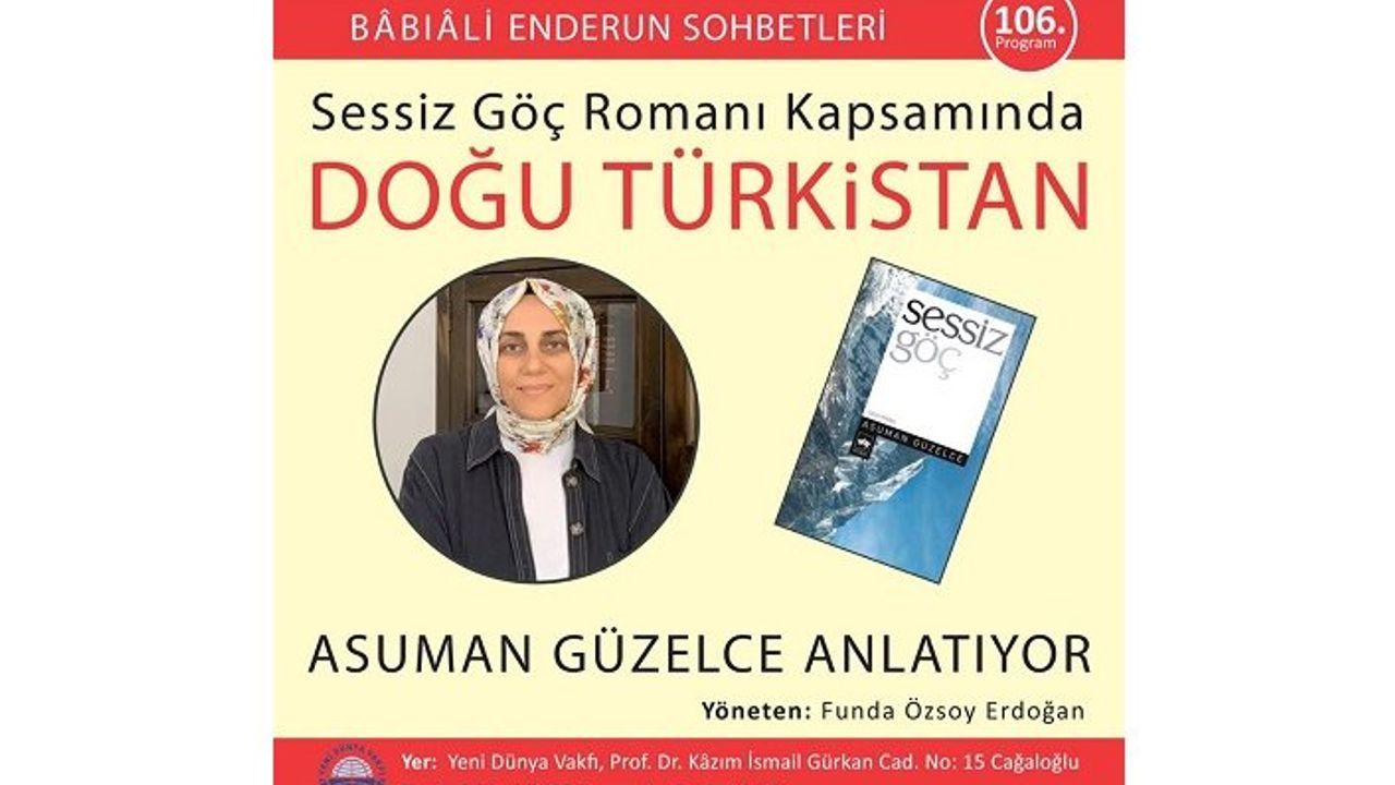 Yazar Asuman Güzelce, Doğu Türkistan’ı anlatacak