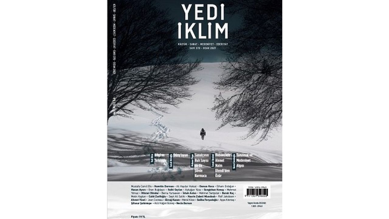 Yedi İklim dergisi Ocak sayısıyla yeni yılı selamladı