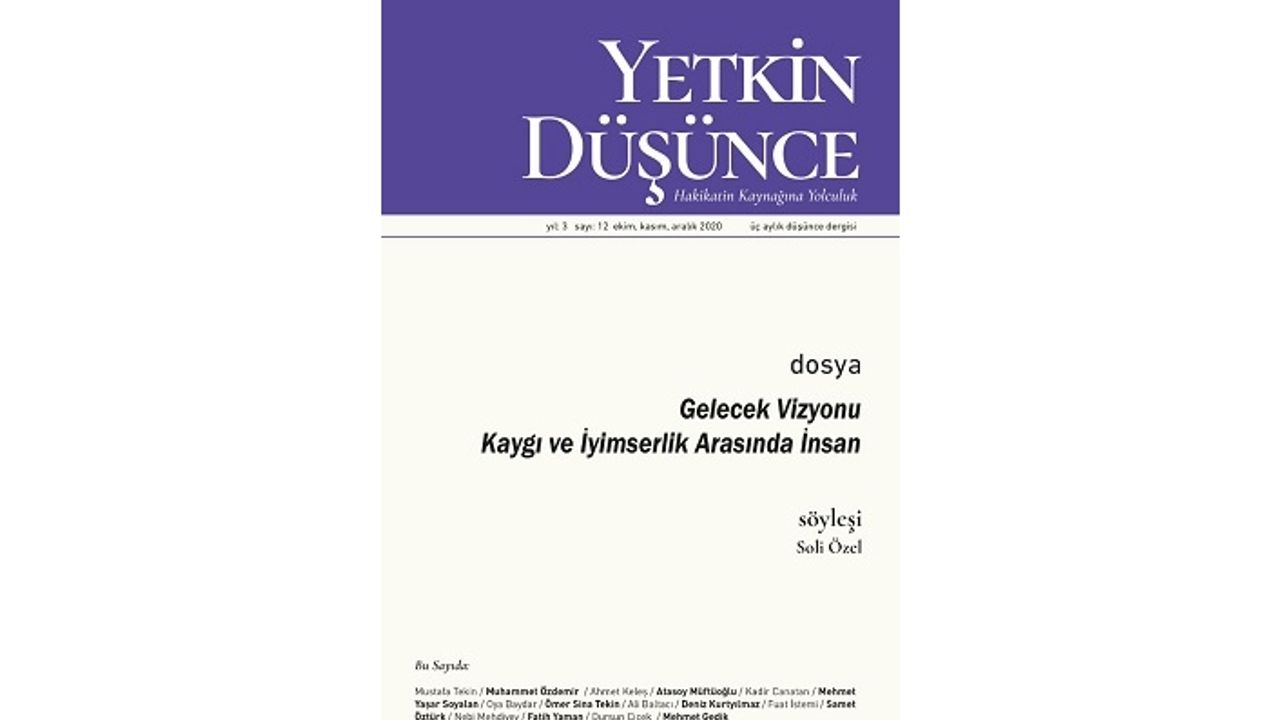 Yetkin Düşünce, 12. sayı ile 3. yaşını doldurmuş oldu