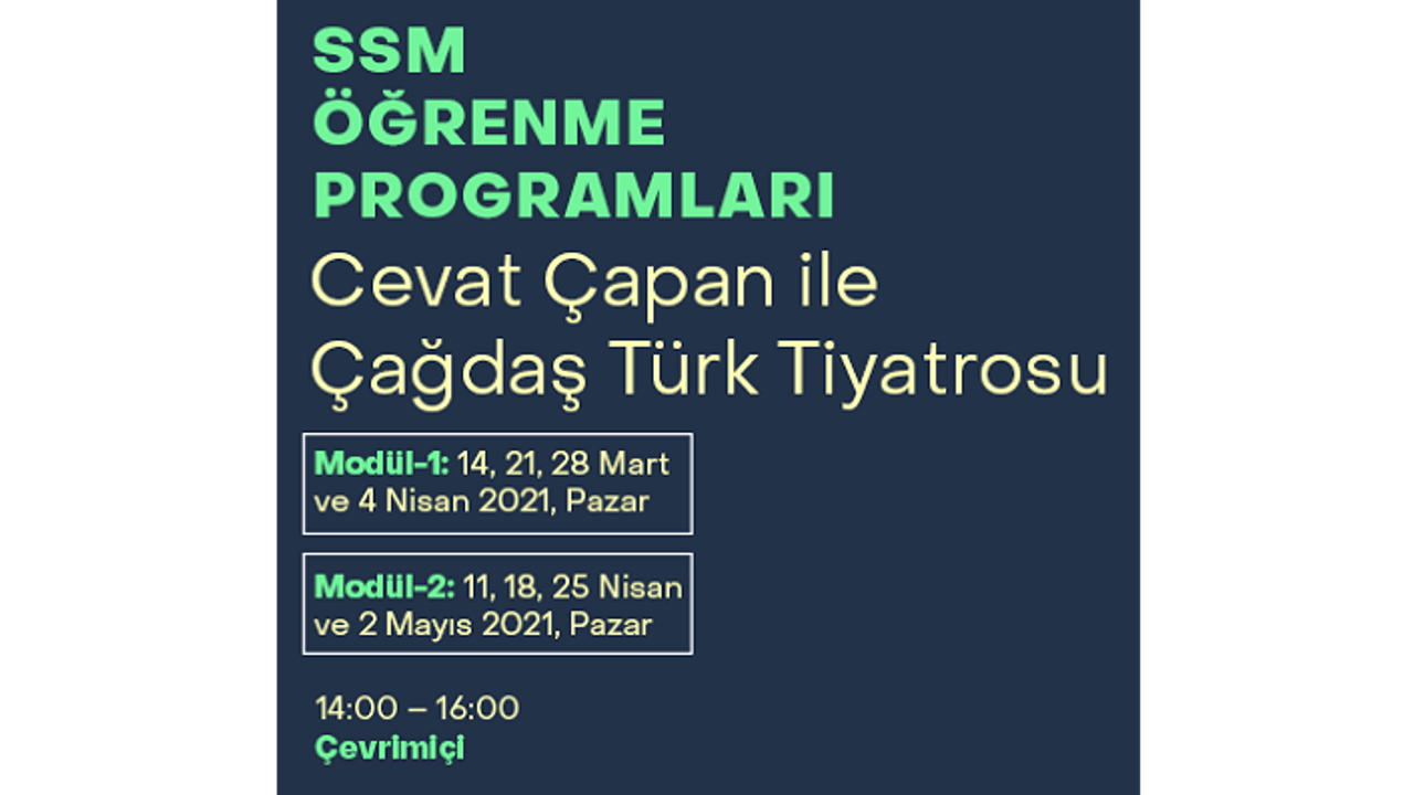 Cevat Çapan'dan "Çağdaş Türk Tiyatrosu" seminerleri