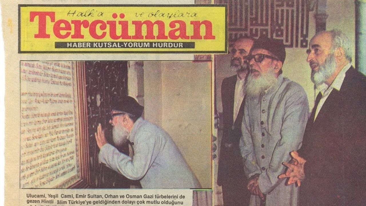 Emin Saraç Hocaefendi ile Hasan en-Nedvî'nin Bursa ziyareti