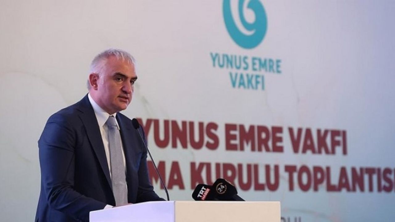 Kültür ve Turizm Bakanı Ersoy: Yunus Emre'nin insanlığa gönderdiği yüzlerce yıllık selamı tekrar ulaştıracağız
