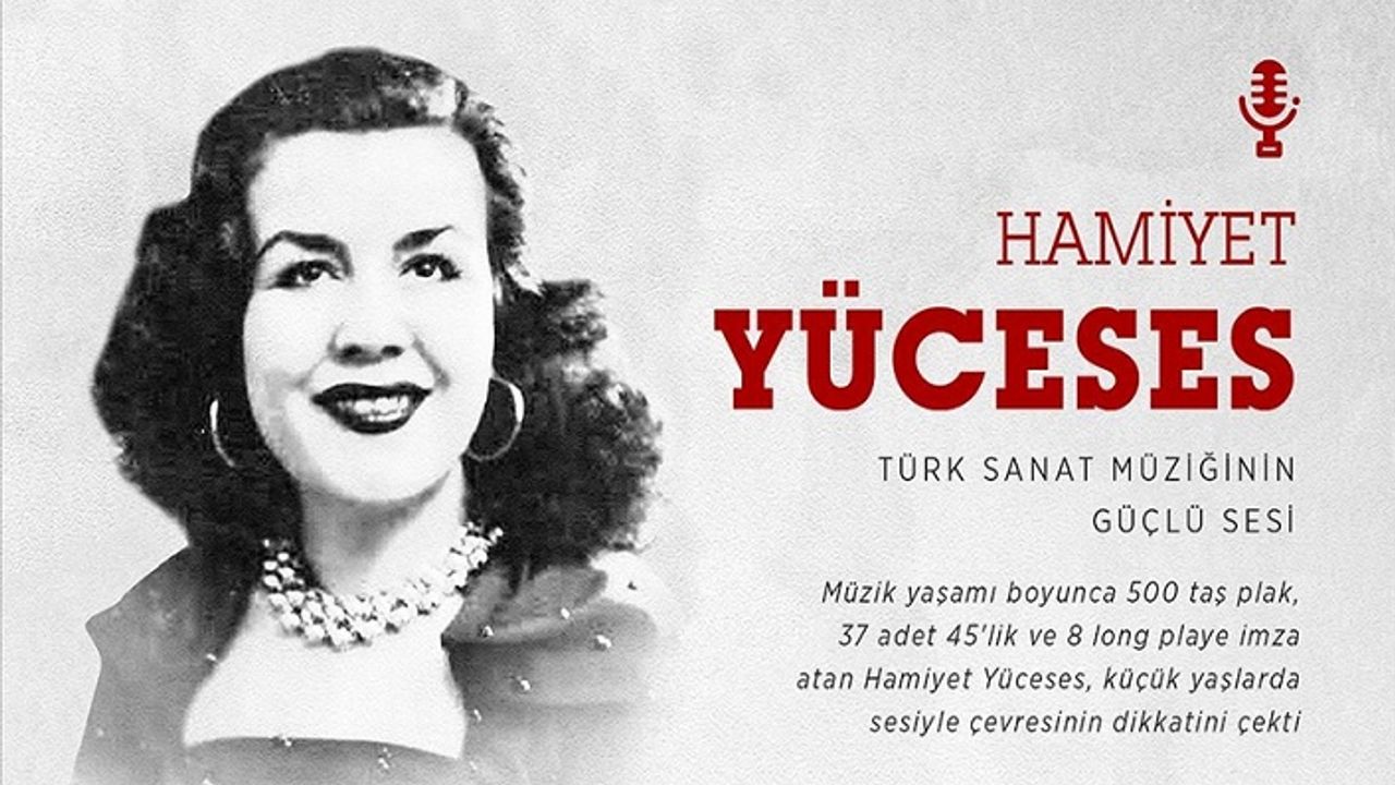 Türk sanat müziğinin güçlü sesi: Hamiyet Yüceses
