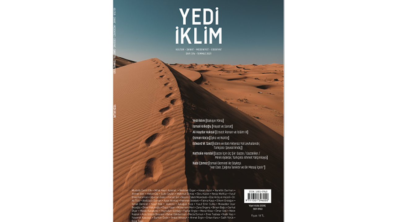 Yedi İklim 376.sayısıyla okurlarına "merhaba" diyor