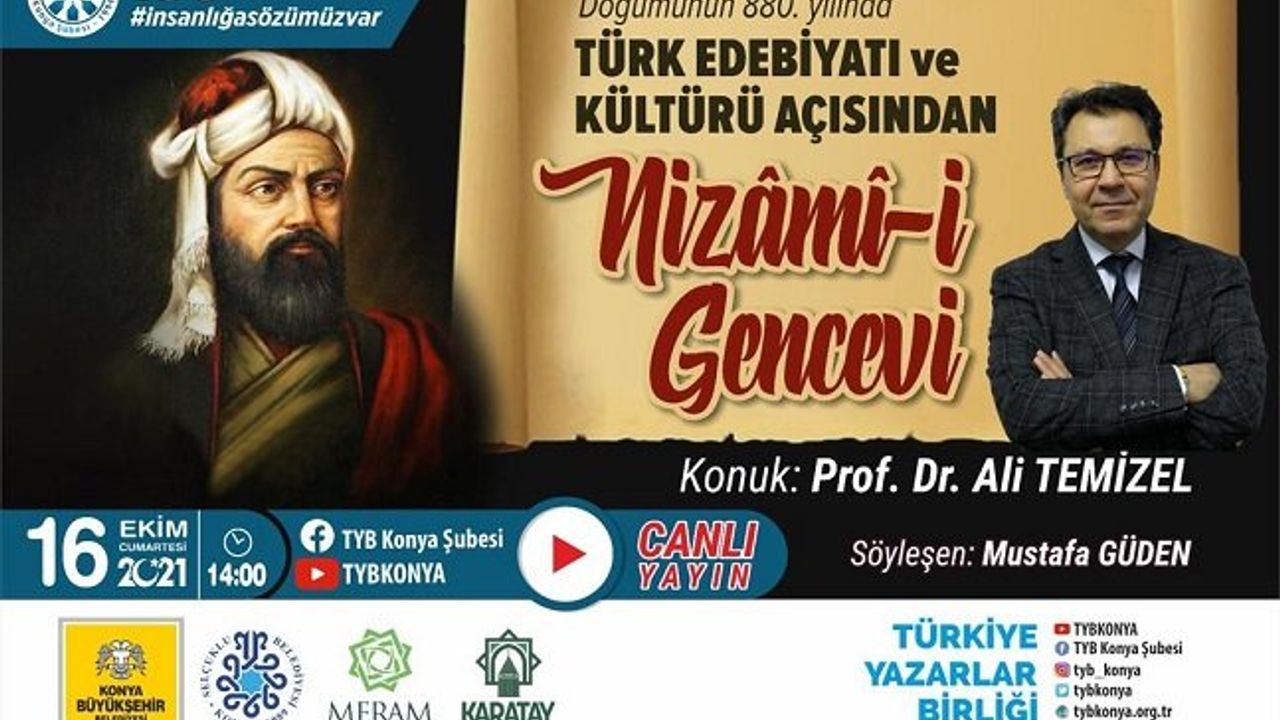 Doğumunun 880.yılında Türk Edebiyatı ve Kültürü açısından Nizâmî-i Gencevî