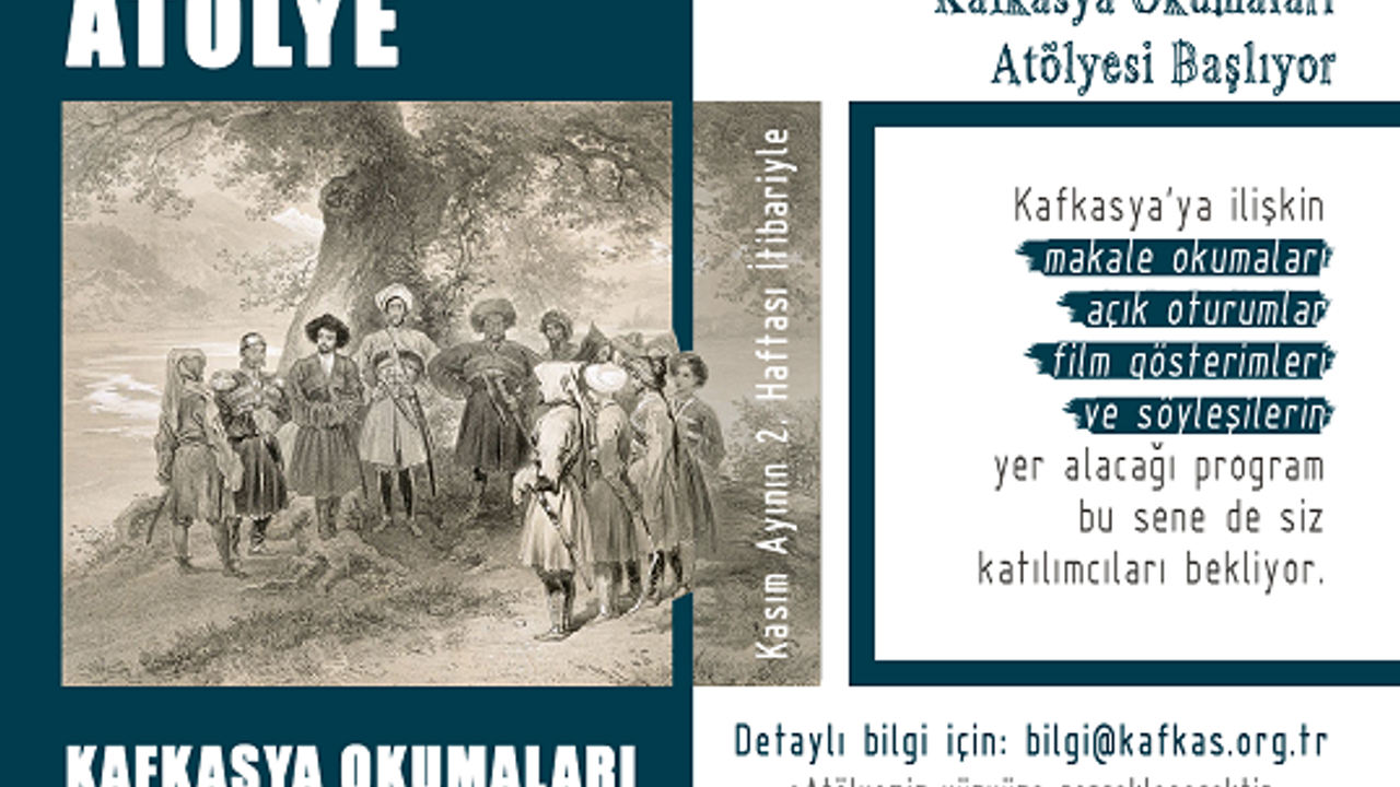 Kafkas Vakfı'nda Kafkasya okumaları başlıyor