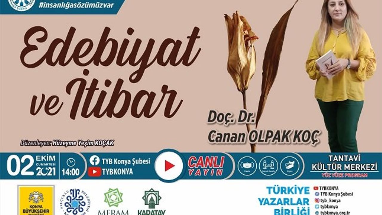 TYB Konya'da "Edebiyat ve İtibar" konuşuldu