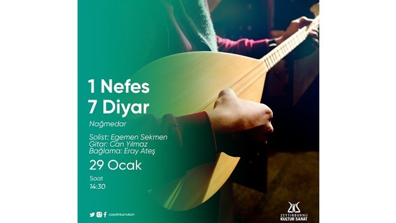 Zeytinburnu kültür sanat etkinlik takvimi: 24-31 Ocak 2022