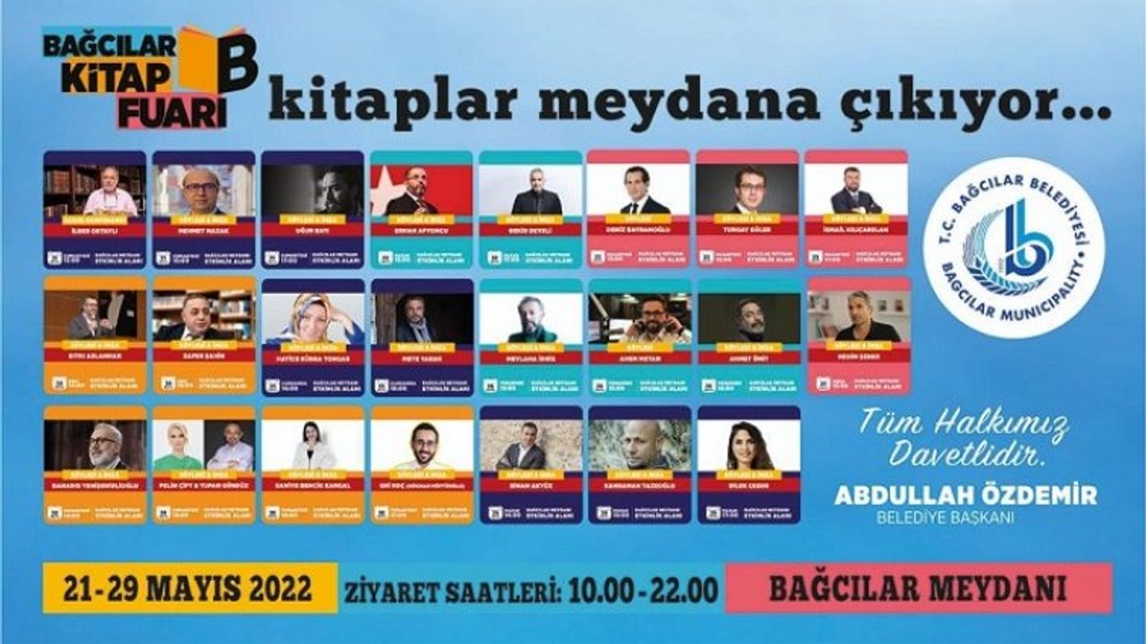 ‘Bağcılar Kitap Fuarı’ 21 Mayıs’ta başlıyor!