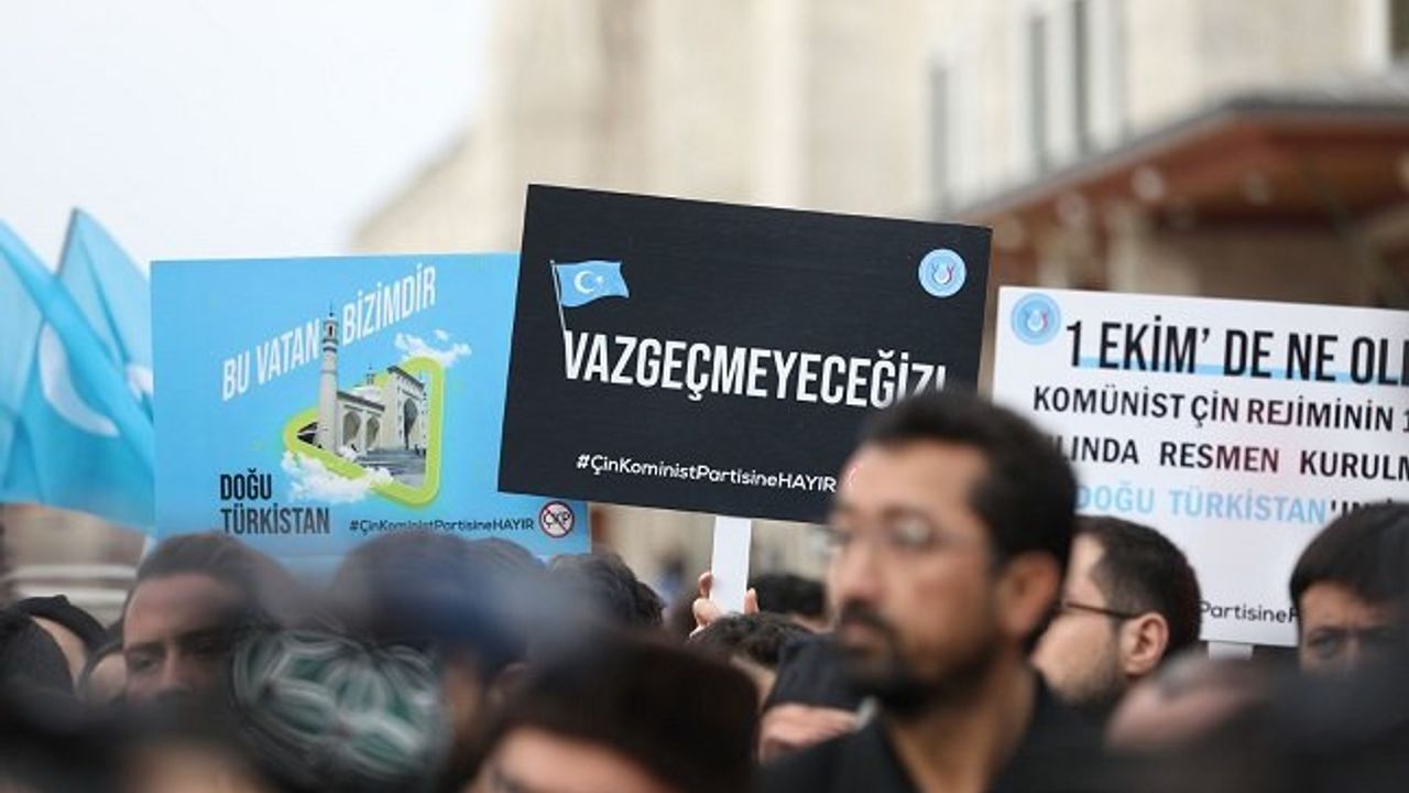 Çin’in zulümleri 77 ilde basın açıklamalarıyla protesto edildi