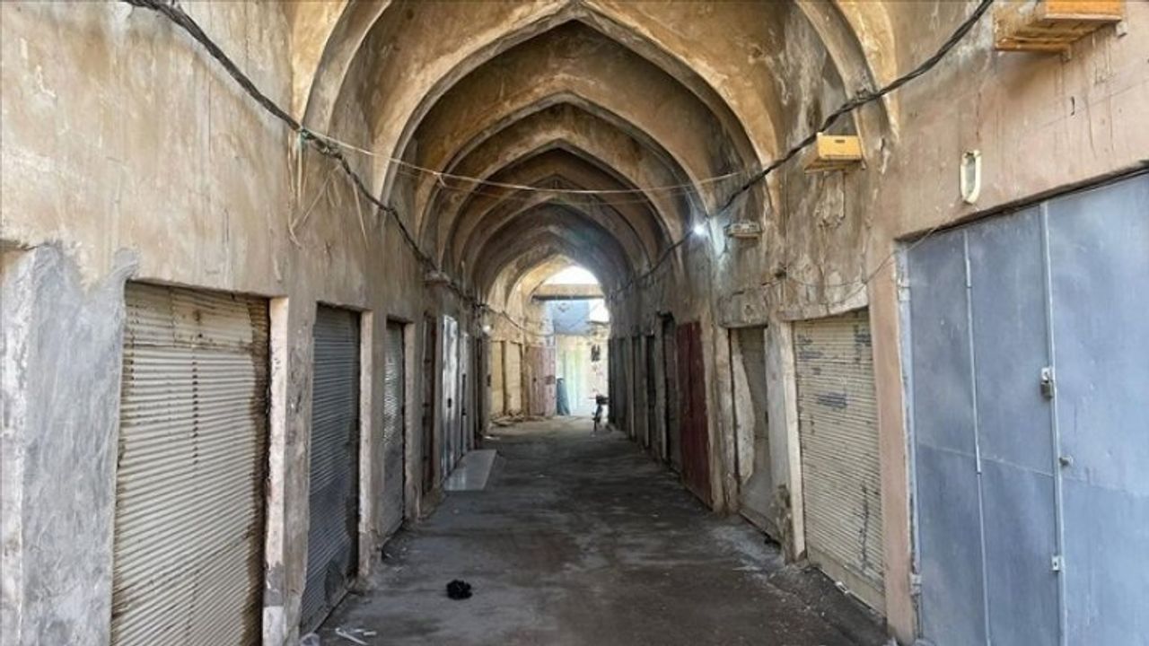 Irak'ın Tuzhurmatu ilçesindeki Osmanlı yadigarı kapalı çarşılar restore edilmeyi bekliyor