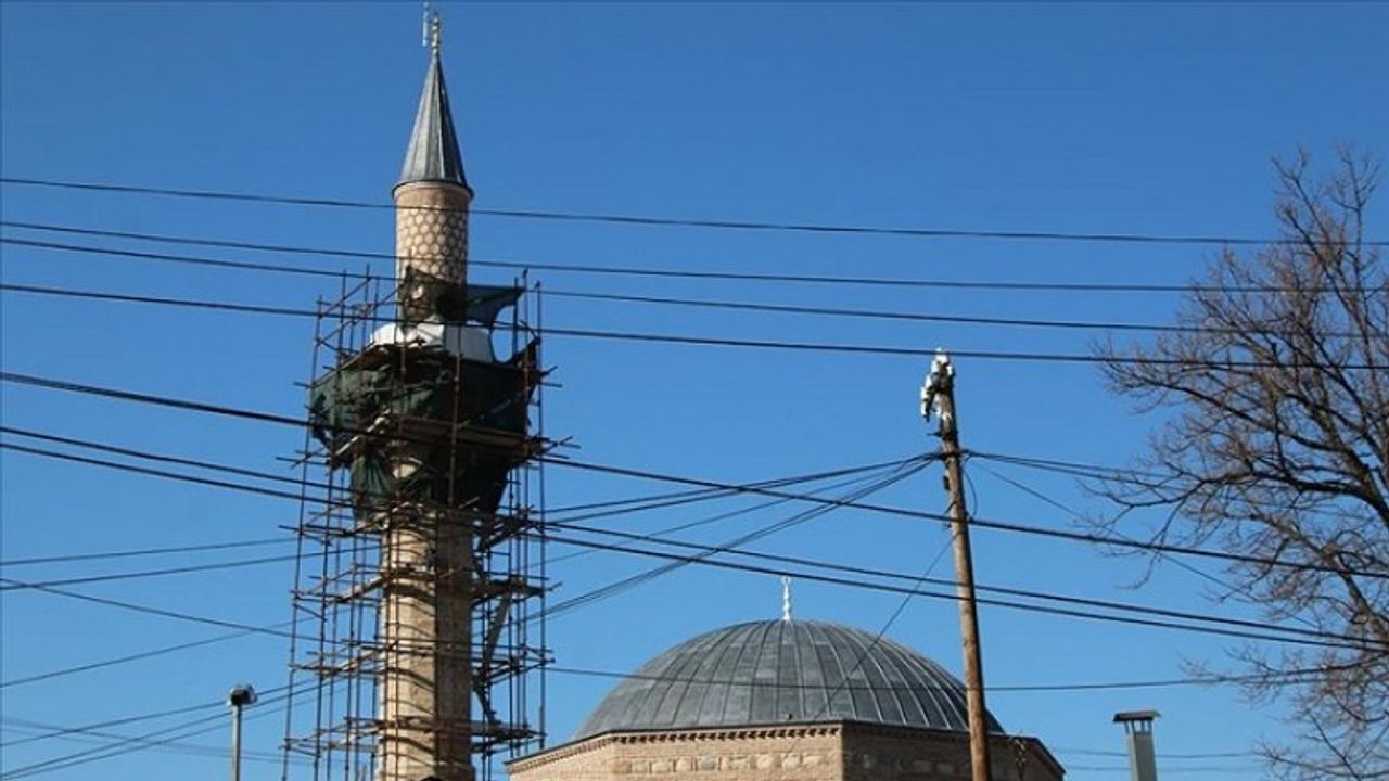 Kuzey Makedonya'nın Manastır şehrindeki Hacı Mahmud Bey Camisi'nin restorasyonu bitti