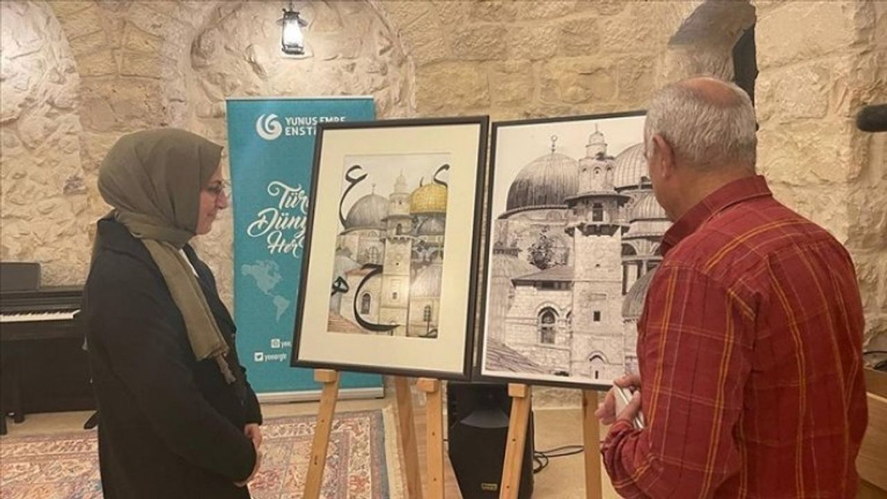 Sanatını Kudüs’e adayan Filistinli ressam: Şihab Kavasimi