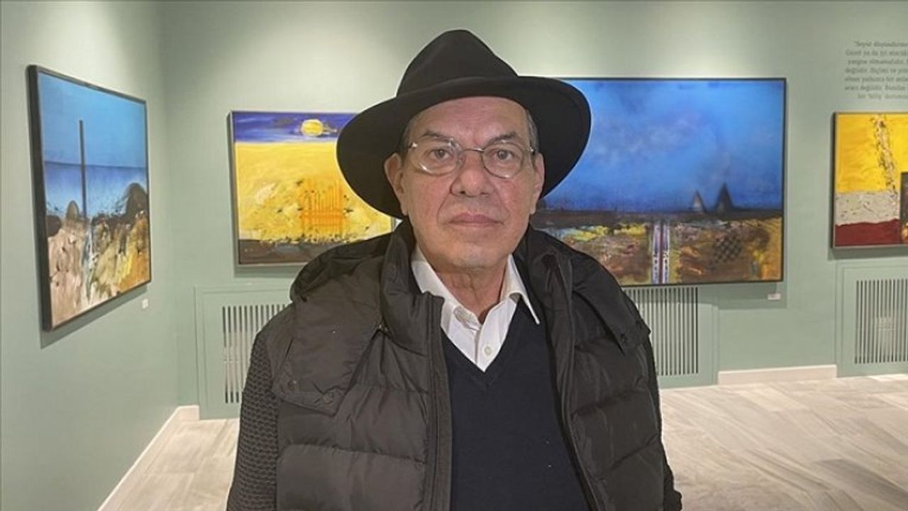 Ressam Zahit Büyükişliyen, sanata bakışını ve eserlerinin yer aldığı sergiyi anlattı