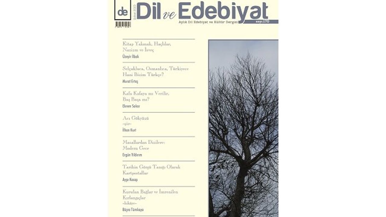 Dil ve Edebiyat'ın 170. sayısı çıktı