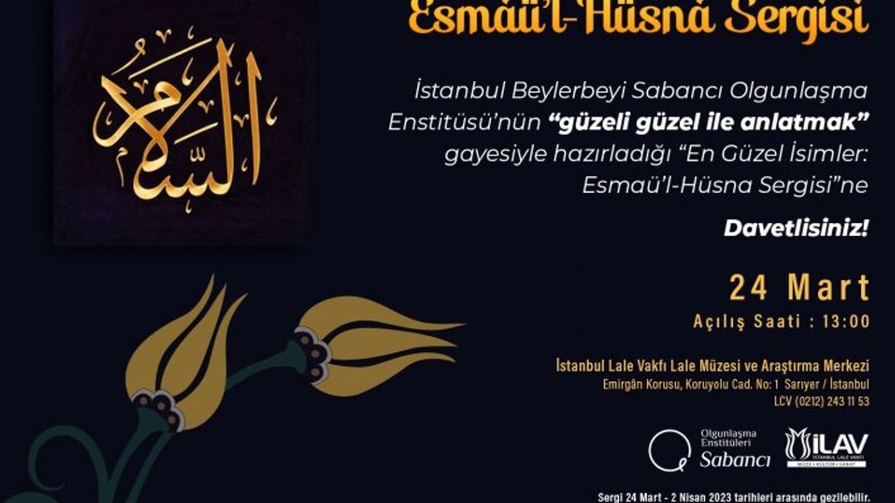 'En Güzel İsimler: Esmaü’l Hüsna' Sergisi