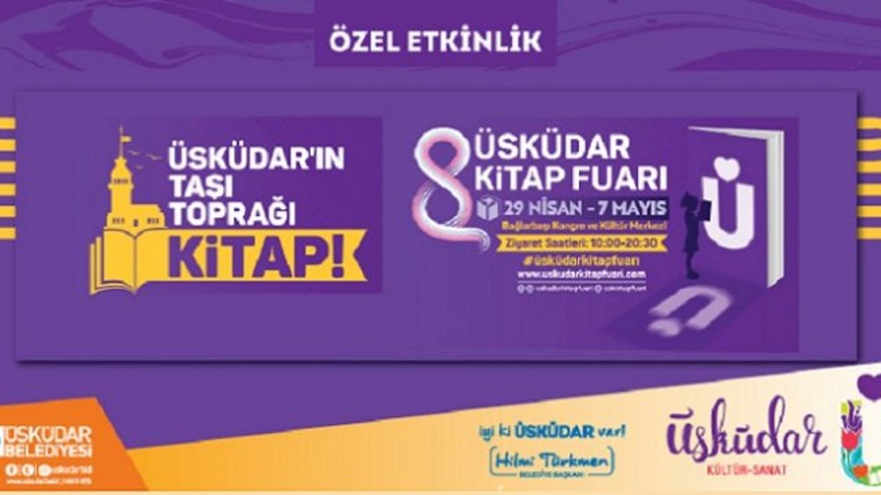 8. Üsküdar Kitap Fuarı 'Onur yazarı: İlber Ortaylı'nın katılımıyla açılıyor