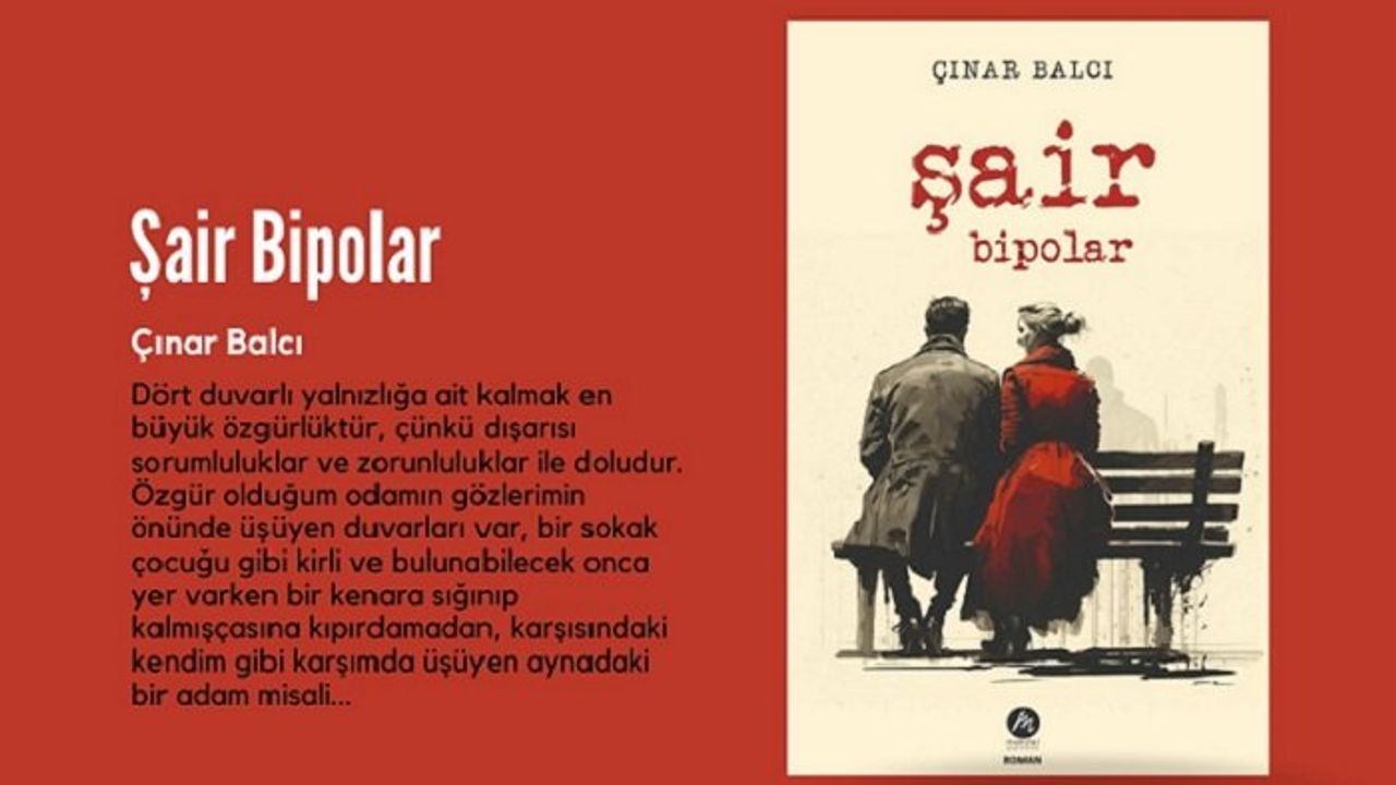 Çınar Balcı’nın 'Şair Bipolar' adlı ilk romanı Mahfel Yayıncılık’tan çıktı!