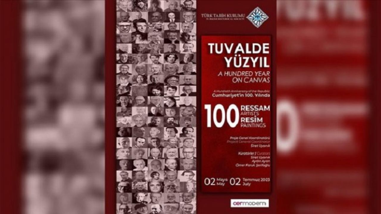 Türk Tarih Kurumundan Cumhuriyet’in kuruluşunun 100. yılına özel 'Tuvalde Yüzyıl' sergisi