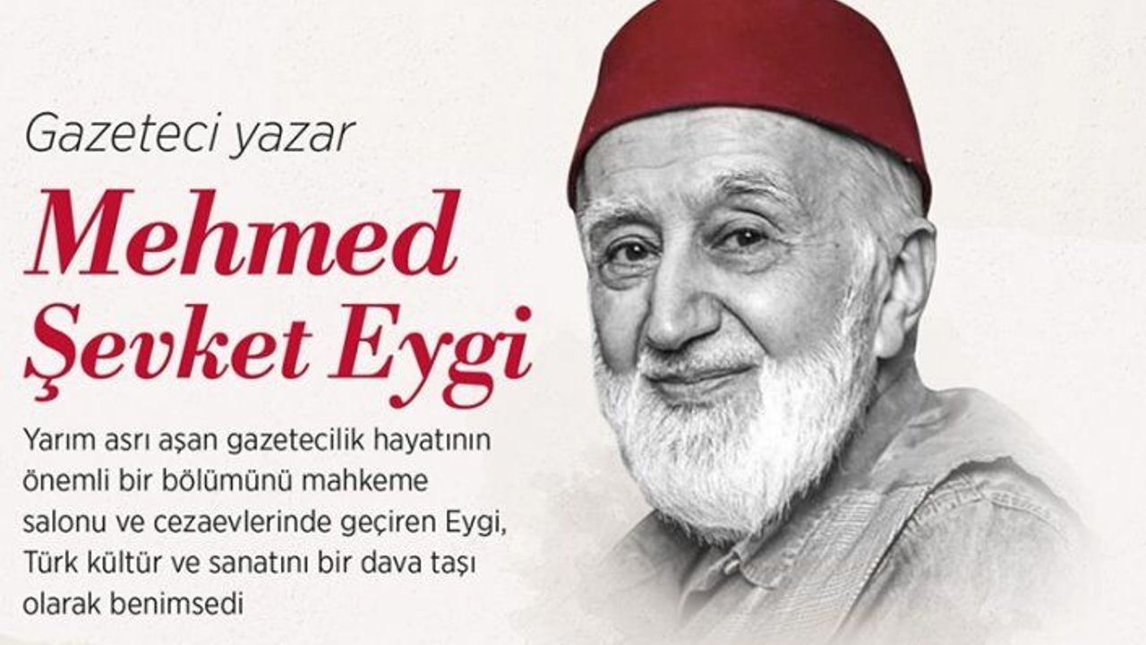 Babıali'nin son temsilcilerinden: Mehmed Şevket Eygi