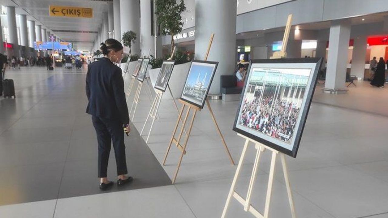İstanbul Havalimanı'nda 15 Temmuz fotoğrafları sergisi
