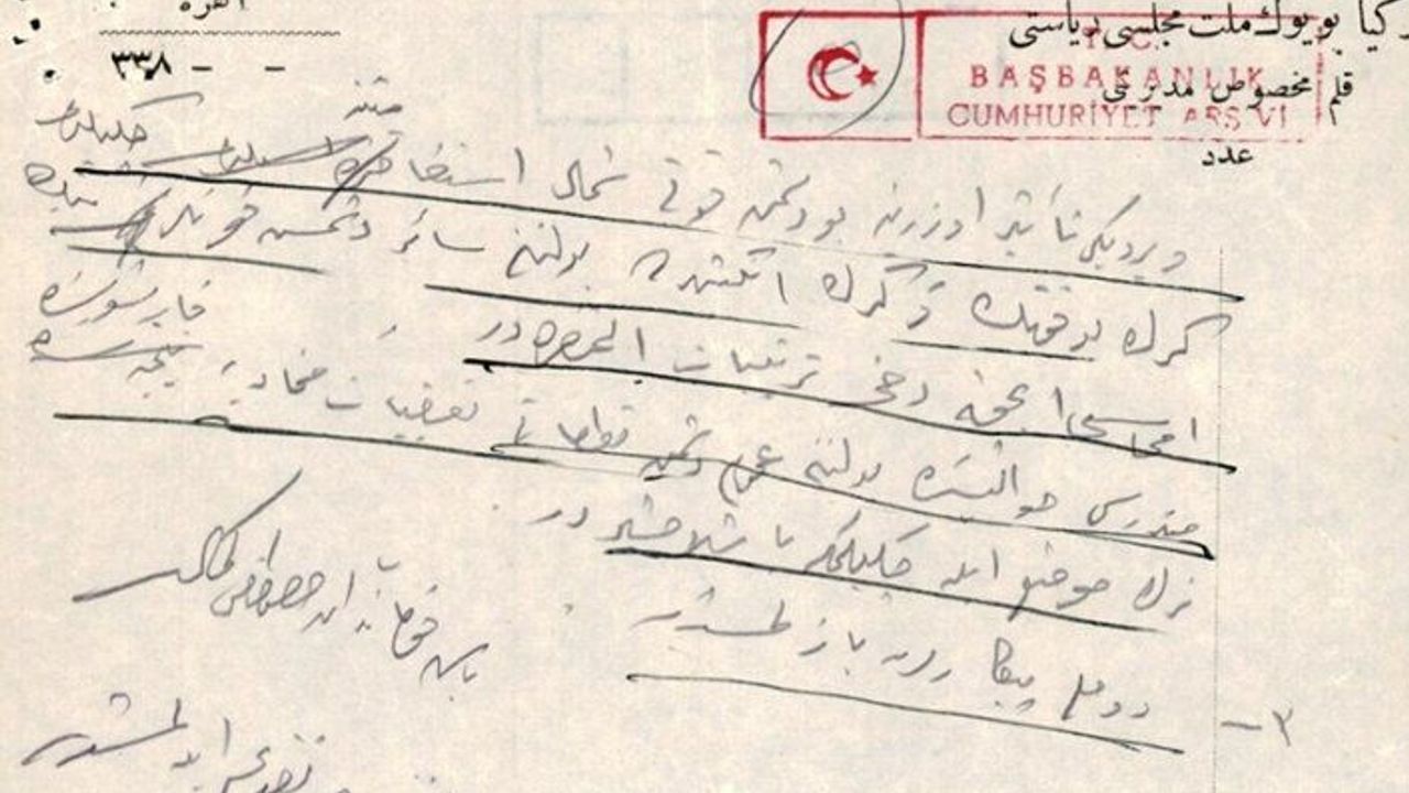Milli Mücadele'nin en önemli safhaları ile ilgili telgraf