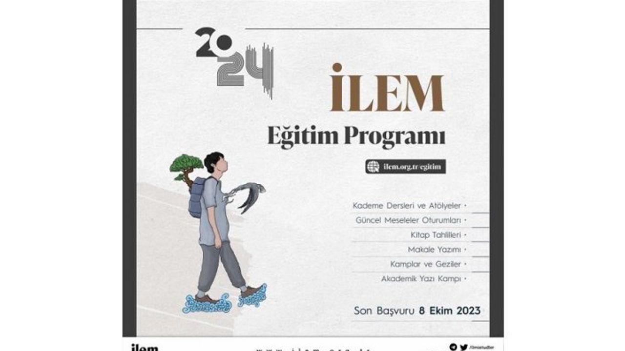 2023-2024 İLEM Eğitim Programı başvuruları başladı