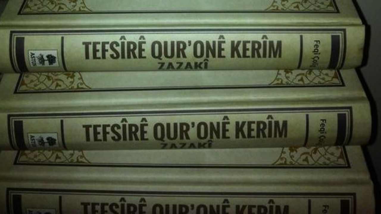 Kur'an ilk kez Zazacaya tercüme edildi