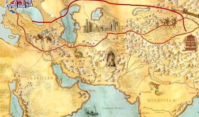 Evrende iki büyük yol vardır: Gökyüzünde Samanyolu, yeryüzünde İpek Yolu