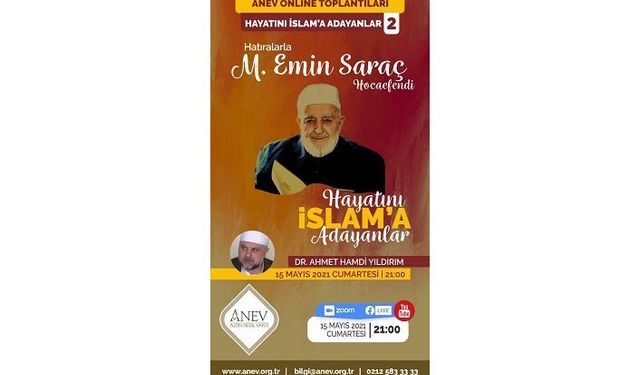 Hayatını İslâm'a adayanlar: Mehmet Emin Saraç Hocaefendi