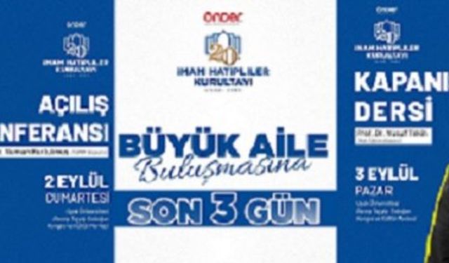20. İmam Hatipliler Kurultayı Uşak’ta toplanıyor