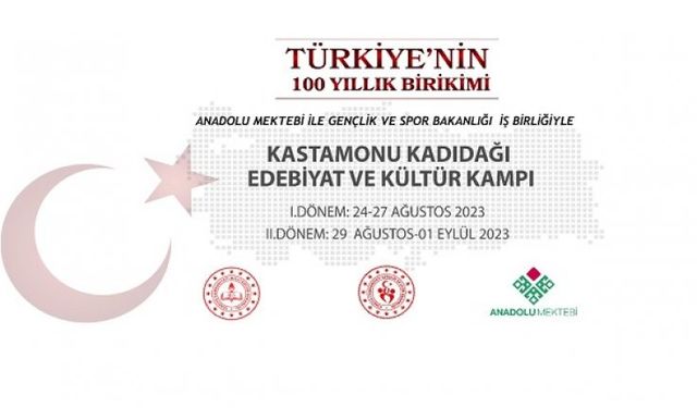 Anadolu Mektebi Edebiyat ve Kültür Kampı 29 Ağustos’ta