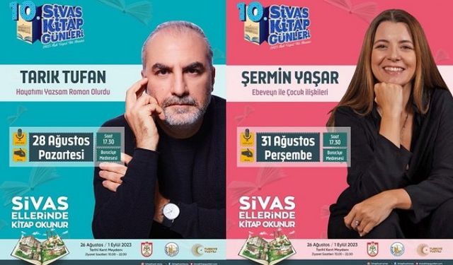 Sivas 10. Kitap Günleri: 'Sivas Ellerinde Kitap Okunur'