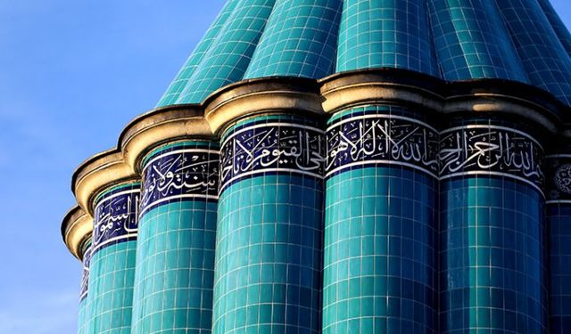 Konya'nın yeşil kubbesi "Kubbe-i Hadra"da tarihinin en kapsamlı restorasyonu tamamlandı