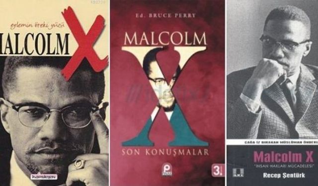 Zamana vurulan siyahi bir damga Malcolm X