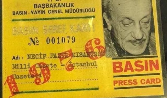 Necip Fazıl Kısakürek'in gazeteciliği
