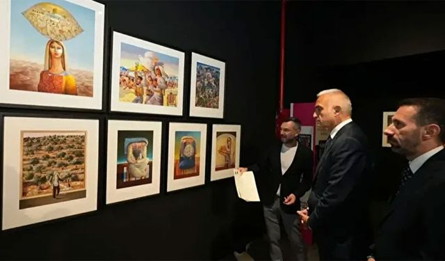 Filistinli sanatçıların eserleri İstanbul'da sergilendi